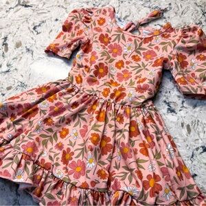Girlhood by Little Stocking Co Floral Twirly Dress